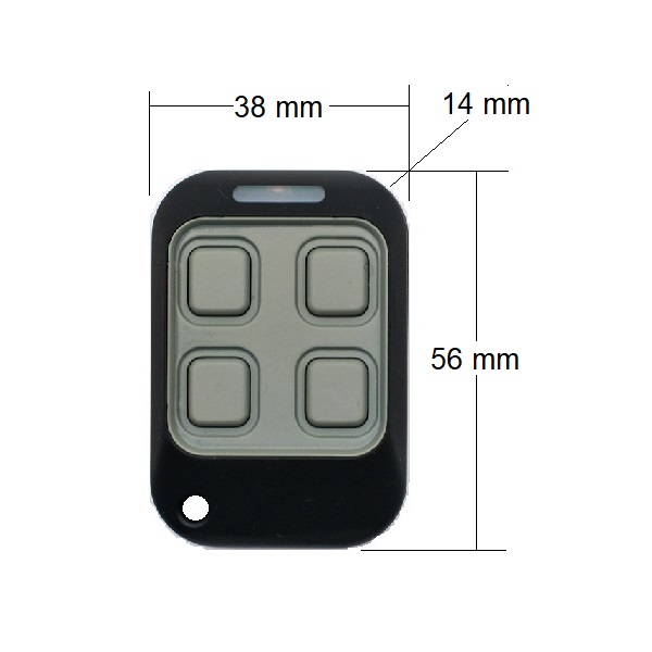 Dimensions des télécommandes copieuses Cube EgoWay_Cube-M dimensions